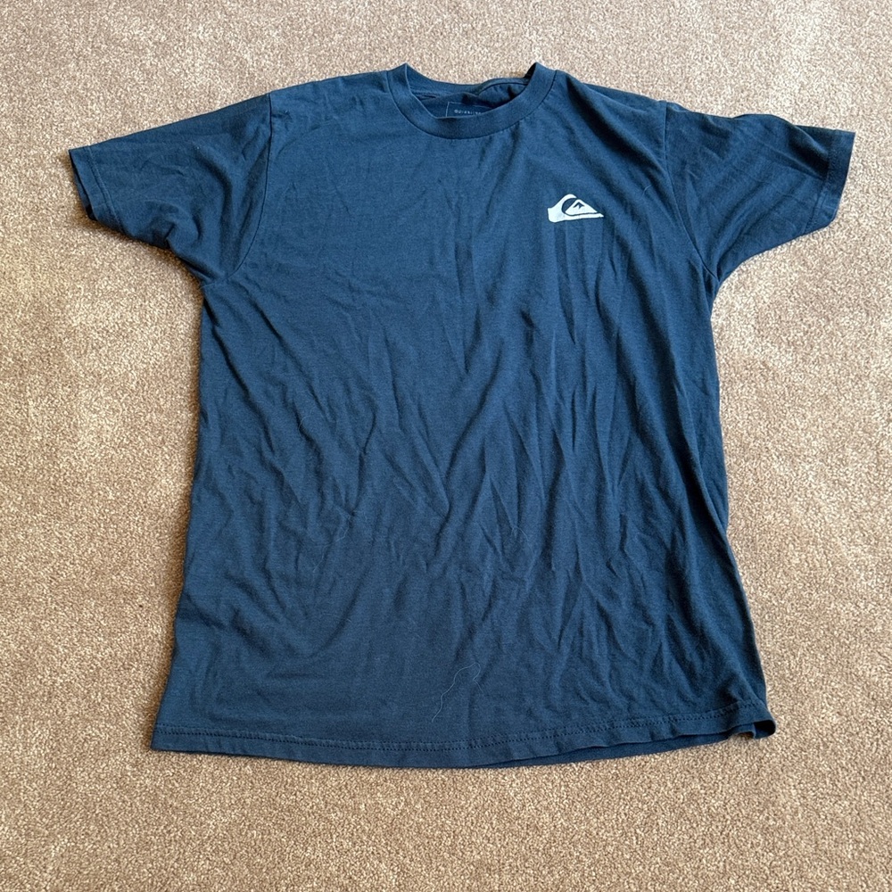 Quiksilver Men's Dark Blue Short Sleeve Tee